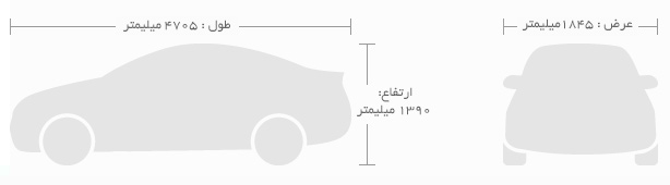 ابعاد لکسوس RCF